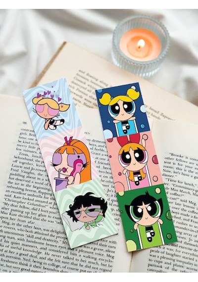Powerpuff Girls 10 Adet Kitap Ayraç Seti Pytkayrac155