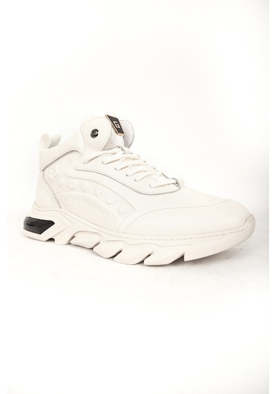 Guja Erkek Yüksek Bilek Bağcıklı Sneaker Gj 513 Beyaz