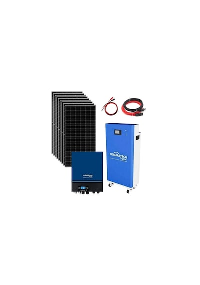 Tommatech 15kw Lityum Akülü 7.2kw Mppt Inverterli Hazır Solar Enerji Paketi