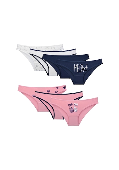 Nicoletta Kadın Külot 7 Li Paket Mıxcolor 13725 R22 Çok Renkli