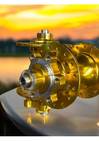Forte Gt Xbyc 680 Bisiklet Hub Sesli Ön Arka Kaset Göbek Seti 32 Delik 6 Vida Qr Mandal Gold