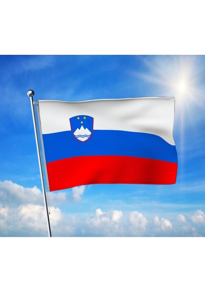 Slovenya Bayrağı Premium Raşel Kumaş 100x150 Cm Diğer