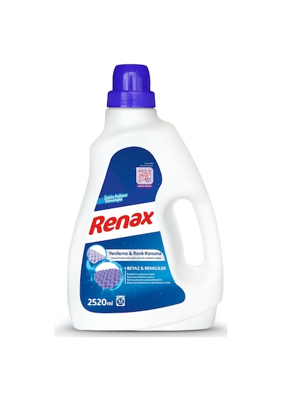 Renax Sıvı Çamaşır Deterjanı Beyaz Ve Renkliler 2520 ML