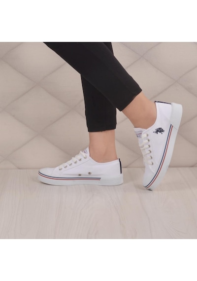 U.S. Polo Assn. U.S Polo Assn. Penelope 1FX Beyaz Erkek-Kadın Günlük Konvers Ayakkabı Beyaz