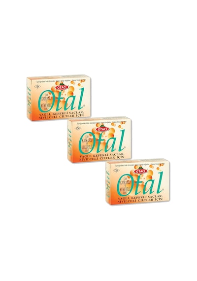 Otacı Otal Çam Katranlı Kükürtlü Saç ve Yüz Sabunu 3 x 80 G