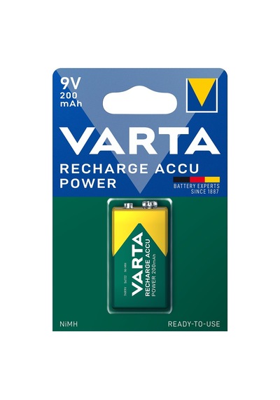 9v Şarj Edilebilir Pil, 200mah Kapasiteli