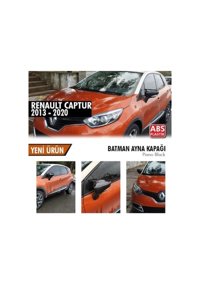 Otoçizgi Renault Captur Yarasa Ayna Kapağı 2013 - 2020 Arası Otoçizgi