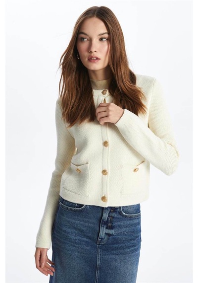 Fashion Friends Kadın Ceket Bej 24k0184k1 25ke21000033 E2108 Bej