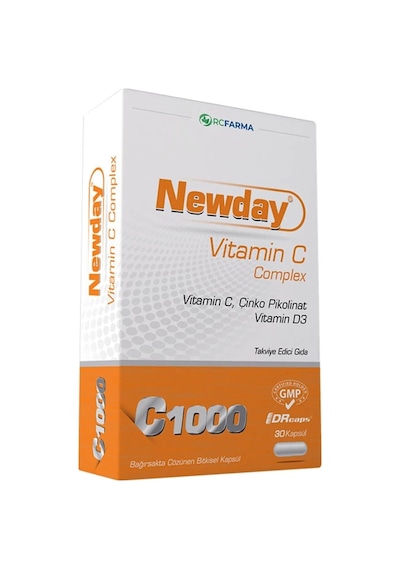 Newday Vitamin C Komplex 30 Kapsül