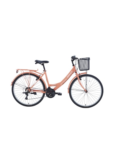 Lotus Şehir Bisikleti 34 Cm V 24 Jant 21 Vites Mercan Beyaz Mercan