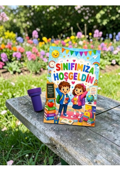 Okula Yeni Başlayan Öğrencilere 5 Adet Hediye Seti Mühür Istampa Tebrik Kartı Hediyeli