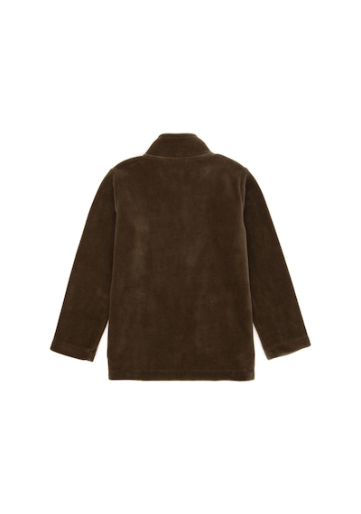 U.S. Polo Assn. Erkek Çocuk Haki Fermuarlı Polar Sweatshirt 50293545-VR027