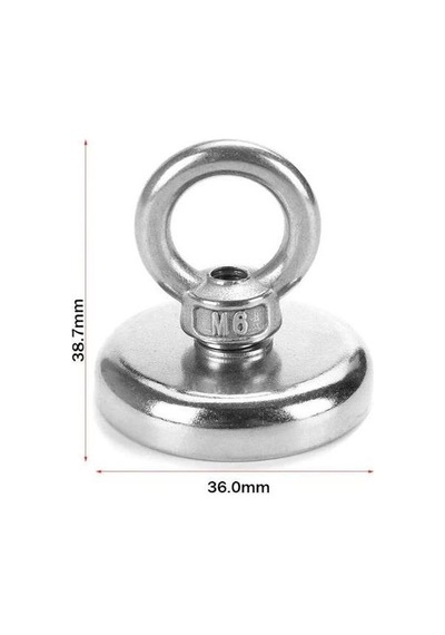 36Mm Fishing Magnet - Neodyum Pot Mıknatıs