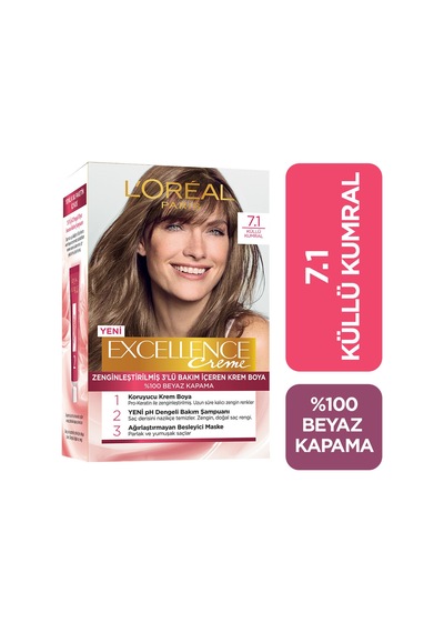 2 Adet L'oreal Paris Excellence Creme 7.1 Saç Boyası