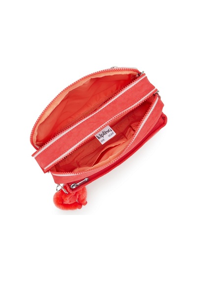 Kipling Kıplıng Abanu M Orta Boy Omuz Çantası Kırmızı Almost Coral Kırmızı
