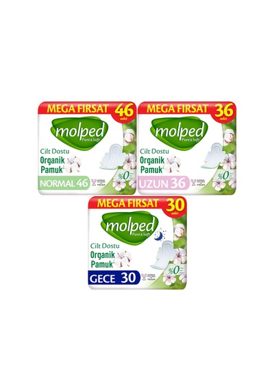 Molped Pure&soft Hijyenik Ped Avantaj Paket Toplam:112 Adet