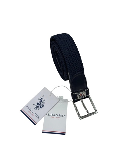 U.S. Polo Assn. Erkek Örgülü Kemer K24ak003 Lacıvert
