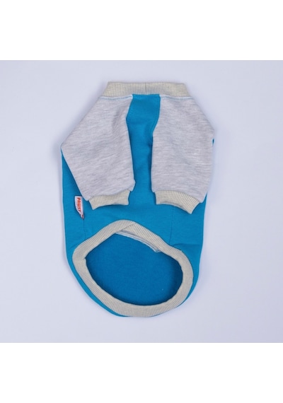 Mavi Boston Pawstar Sweat Köpek Sweatshirt Köpek Sweat Köpek Kıyafeti Kedi Kıyafeti