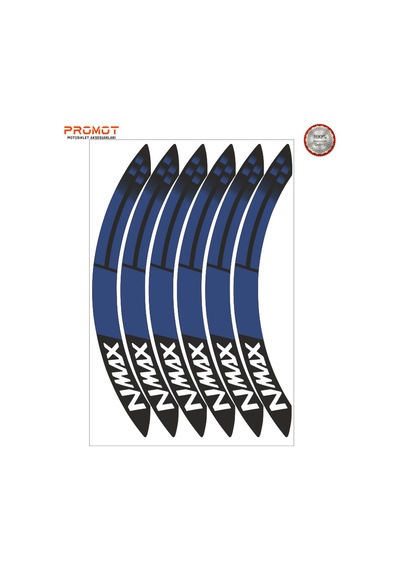 Motosiklet Jant Şeridi Yamaha Nmax Uyumlu 4 Nötr