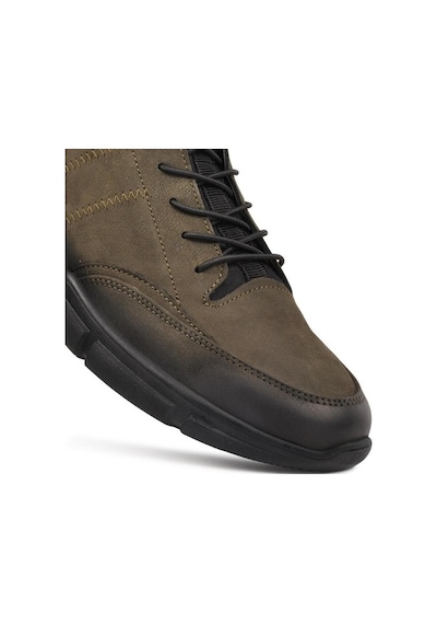 Hammer Jack 102 21555 Marian Hakiki Deri Comfort Casual Erkek Aya Siyah