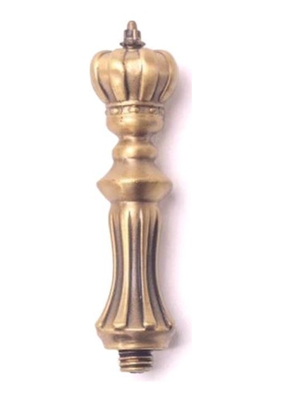 Mum Mühür Damga Kolu Premium Metal Kraliyet Tacı Antik Bronz Karışık