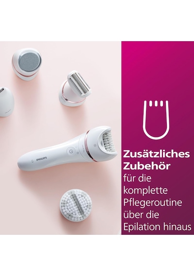 Philips Epilatör Serisi 8000, Bacaklar Ve Vücut İçin Kablosuz Islak Ve Kuru Epilatör, 9 Aksesuarlı, Tıraş Makinesi, Uzun Saç Kesme Makinesi, Pedikür Ve Vücut Peeling Cihazı, Model Bre740/10 Philips Epilatör Serisi 8000, Bacaklar Ve Vücut İçin Kablosuz Islak Ve Kuru Epilatör, 9 Aksesuarlı, Tıraş Makinesi, Uzun Saç Kesme Makinesi, Pedikür Ve Vücut Peeling Cihazı, Model Bre740/10