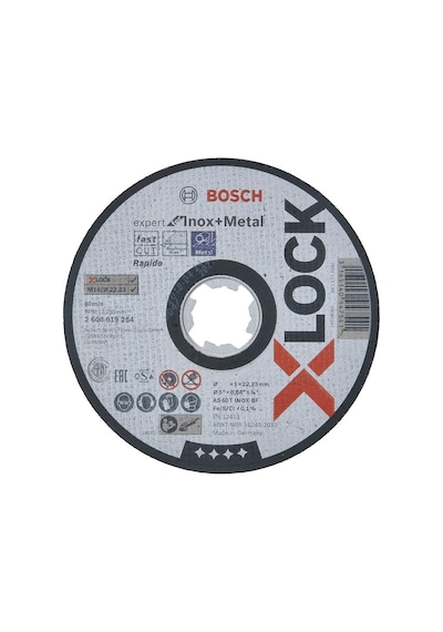 Bosch X-Lock 115x1 Expert For Inox/Metal Düz Kesici Disk