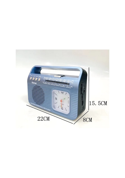 Kemai Md-502Bt Analog Saatli Fm Radyo Bluetooth Hoparlör Usb Tf