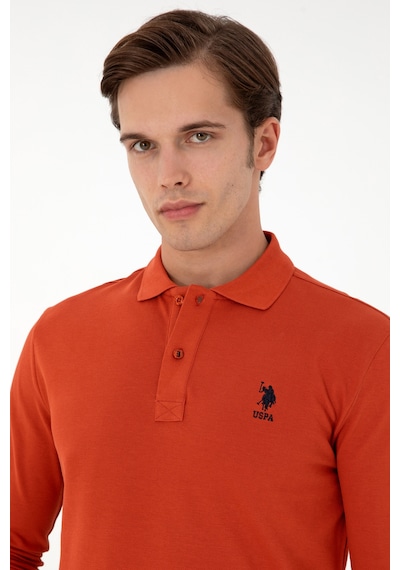 U.s. Polo Assn. Erkek Kiremit Sweatshirt 50289062-vr031 Kiremit