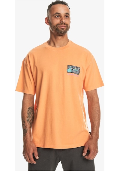 Quiksilver Spın Cycle Ss Tangerıne Erkek T-Shırt Eqyzt07653-25178 001