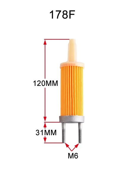 İtal/Çin 178F/178Fa 7hp Dizel Yakıt Filitresi Mazot Filitresi
