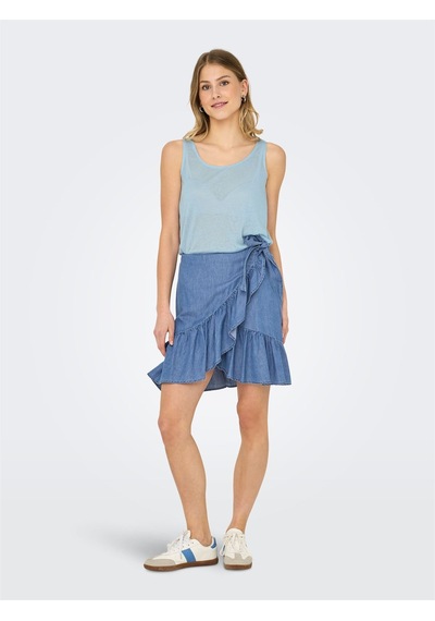 Only Onlfrıda Tank Topjrs Noos Kadın Mavi Atlet - 15194667