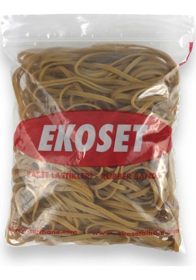 Ekoset İnce Kauçuk Kasa Lastiği 50 Adet 180 x 3 MM