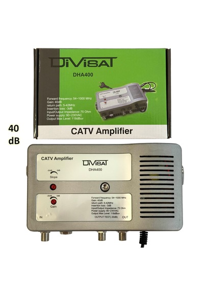 Divisat Dha 400 Hat Yükseltici Amplifier 40db - Zamak Kasa