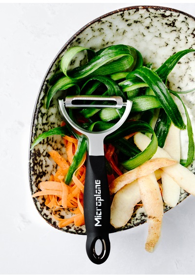 Microplane Profesyonel Y Düz Meyve Ve Sebze Soyacağı 001 Siyah