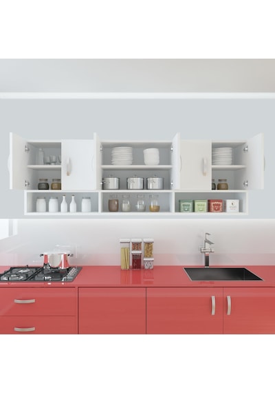 Kenzlife hazır mutfak vice byz 060*180*22 mutfak banyo dolabı kapaklı raflı Kenzlife hazır mutfak vice byz 060*180*22 mutfak banyo dolabı kapaklı raflı