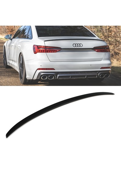Autogp Audi A6 C8 Votex Bagaj Üstü Spoiler Yarasa Model Pianoblack2019+