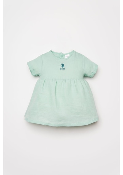 U.S. Polo Assn. U.s Polo Assn. Kız Bebek Yeşil Elbise 5274-50232 Yeşil