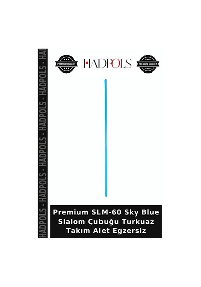 Premium Slm-60 Sky Blue Slalom Çubuğu Turkuaz Takım Alet Egzersiz