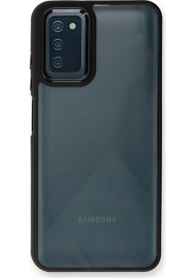 Cosmotex Newface Samsung Galaxy Uyumlu  A03s Kılıf Dora Kapak - Siyah Sıyah