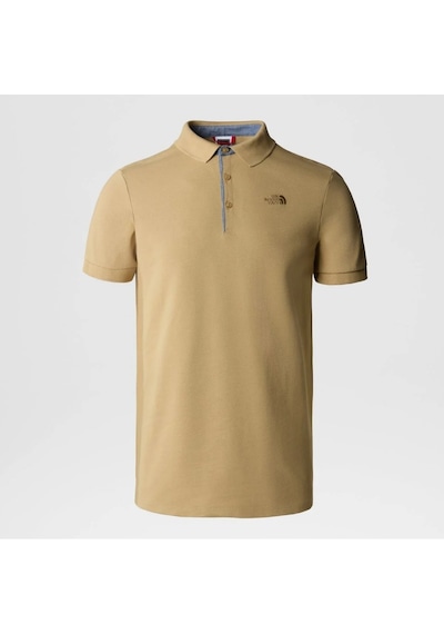 The North Face Premium Piquet Erkek Bej Klasik Yaka Polo Tişört NF00CEV4LK51 Bej