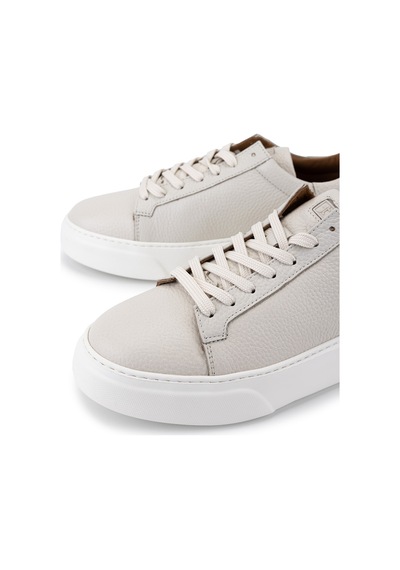 Tamer Tanca Erkek Hakiki Deri Bej Floter Sneakers & Spor Ayakkabı 1212 2501 Erk Ayk Y26 Bej Fltr