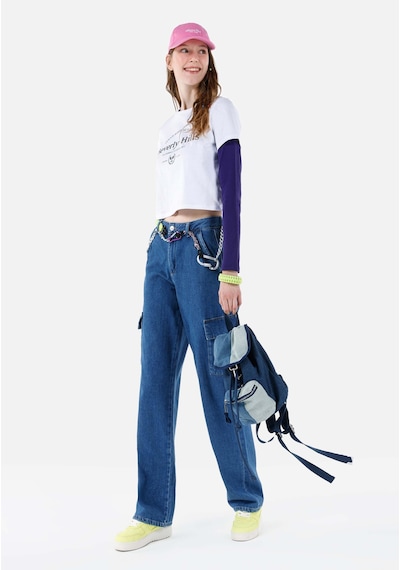 Colins 990 Angela Cargo Fit Orta Bel Daralan Paça Kadın Denim Jean Pantolon Cl1067514 Q1.v1 Dn00531 Denim Colins 990 Angela Cargo Fit Orta Bel Daralan Paça Kadın Denim Jean Pantolon Cl1067514 Q1.v1 Dn00531 Denim