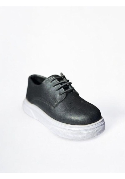Erkek Çocuk Ortopedik Sneaker Ayakkabı-15738 Siyah