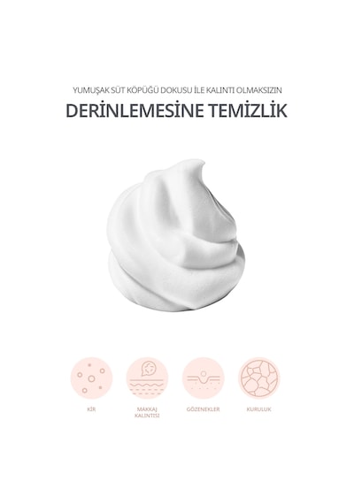 Missha Aydınlatıcı&Canlandırıcı Görünüm Veren Temizleme Köpüğü 172 ML - Creamy Latte (Strawberry)