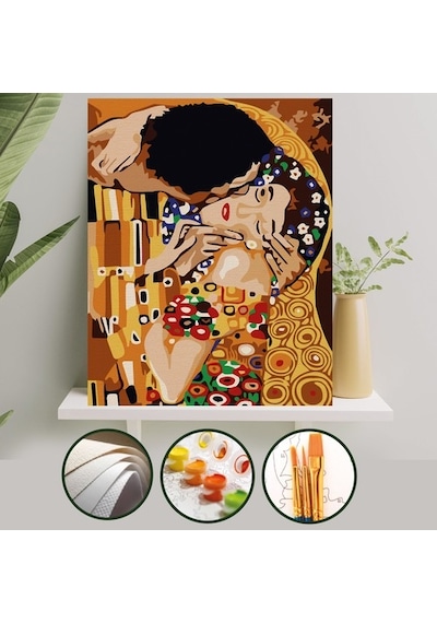 Sayılarla Boyama Tuval Seti 40X50 Cm - Kiss