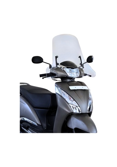 Abv Tvs Jupiter 110-125 El Korumalı Şeffaf Tur Camı 58x72 Cm 23-26 + Bağlantı Ekipmanı Şeffaf