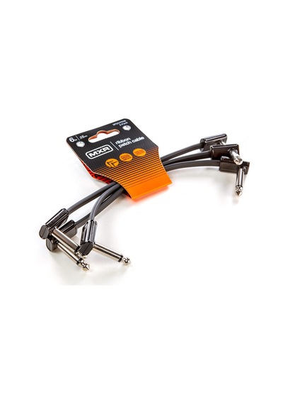 Mxr Şerit Yama Kablosu 6 " 15 Cm-3 Paket, 1/4-inç Dik Açı 3pdcpr06 Standart