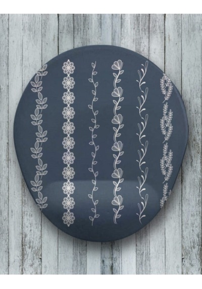 Sarmaşıklar Oval Bilek Destekli Mouse Pad Mousepad