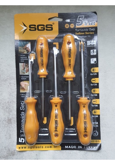 Sgs 5'li Tornavida Seti 1055